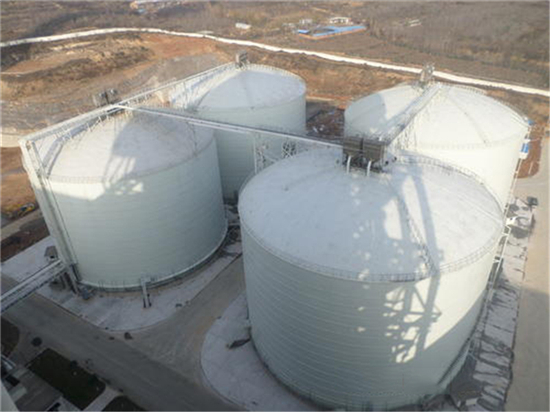 锡林郭勒5000吨立式粉煤灰储存罐